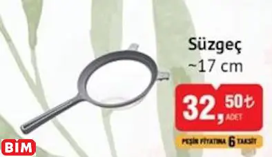 PAŞABAHÇE SÜZGEÇ